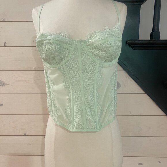 020 Urban Outfitters Out From Under Modern Love Corset Top NWOT Size XLarge - Picture 10 of 11